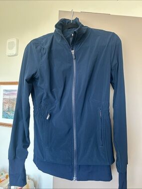lululemon athletica Women's Navy Lightweight Zip Jacket